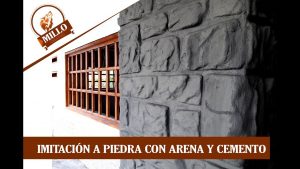 Como-hacer-IMITACION-A-PIEDRA-con-arena-y-cemento